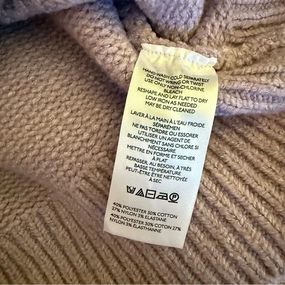 NWT Anthropologie Lavender Purple Sweater Bell Sleeves L - Picture 5 of 8